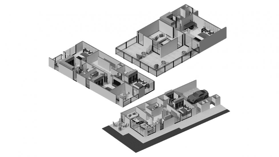 Floor plan «4BR 317SQM», 4 bedrooms in AURA GARDENS