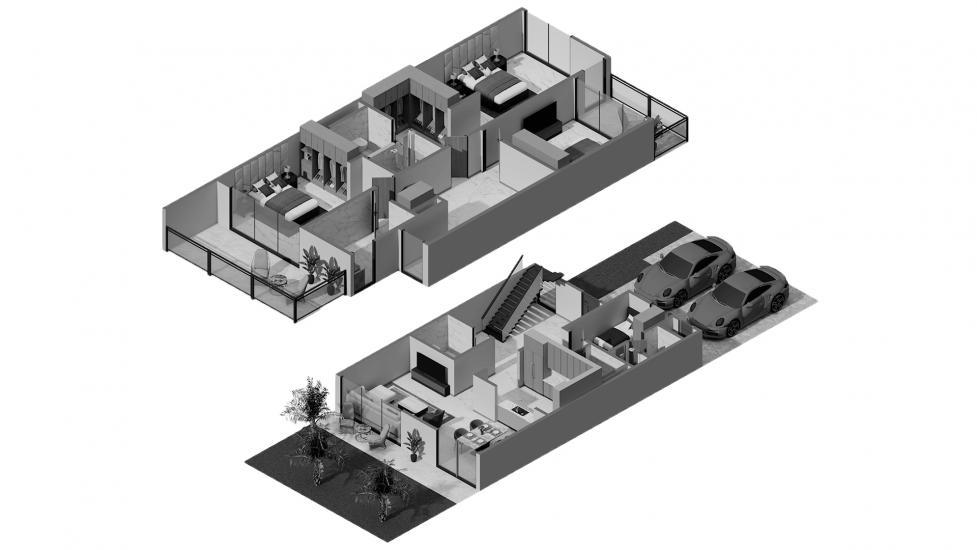 Floor plan «3BR 202SQM», 3 bedrooms in AURA GARDENS